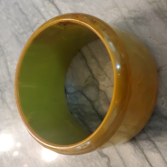 Large wonderful vintage antique bakelite large bangle, 2 tone due to oxidation - Picture 6 of 9